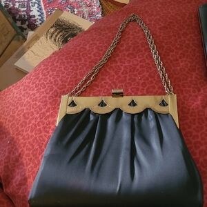 Elegant Black and Gold Women's Bag By  Harry Levin